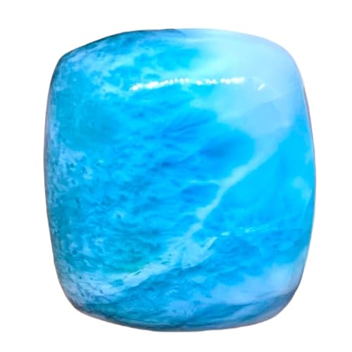 Larimar rectangulaire 24x21mm pour réparer ou créer un pendentif