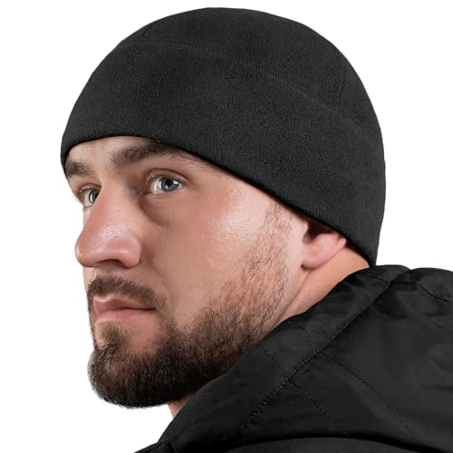 Bonnet polaire homme M-Tac noir XL chaud et respirant style militaire