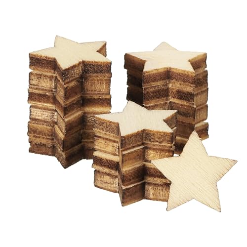Istruzioni: Puoi fare dei fori nei pezzi di legno, intagliarli e usarli per appendere sull'albero di Natale o come decorazioni per scatole regalo. Puoi anche utilizzare adesivi per installare i cerchi di legno alla superficie.