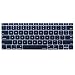MOSISO Silicone Keyboard Cover Compatible MacBook Pro 13 Inch 2017 & 2016 Release A1708 Without Touch Bar, New MacBook 12 Inch A1534 Protective Skin, Dark Navy