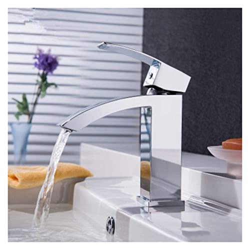 Adaptateur carré en cuivre pour robinet d'eau chaude froide lavabo sur comptoir