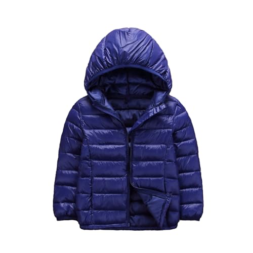 Shinsto Kids Boys Girls Winter Coats Puffer Jacket Long Sleeve Hoodie Ultra Lightweight Down Coat