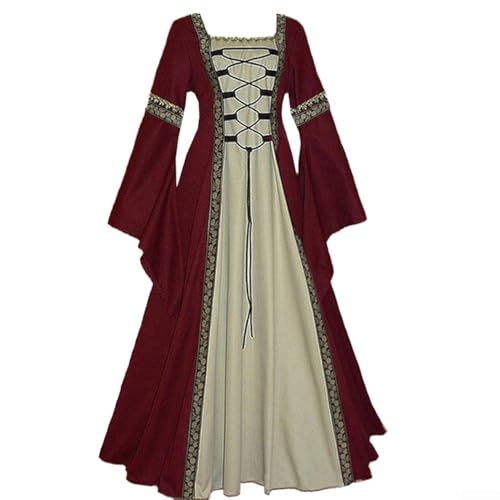 Robe à manches longues style médiéval pour sublimer la silhouette
