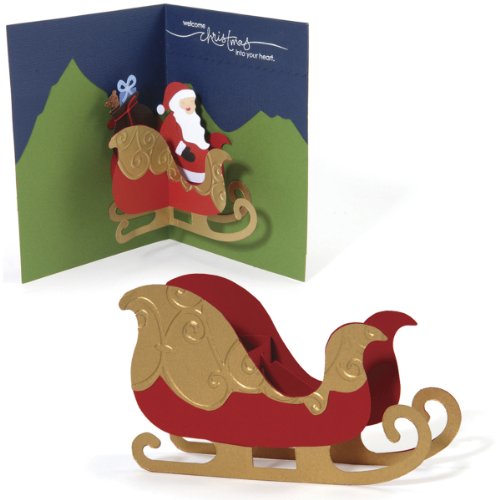 Sizzix Bigz BIGkick/Big Shot Die, Sleigh 3D Card Pop Up