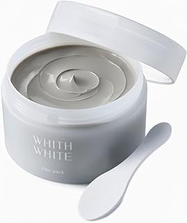 【毛穴すっきり、エステ気分】フィスホワイト クレイパック スパチュラ 付100g 毛穴ケア 角質取り 顔 泥パック セラミド AHA ピーリング 低刺激