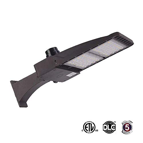 200W LED Parking Lot Lights, 26000LM 5000K (800W HID/HPS Replacement) Shoebox Pole Lights