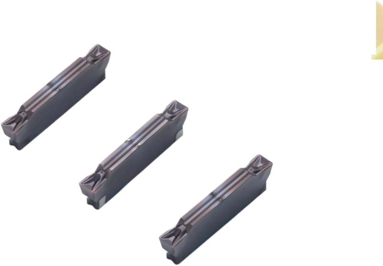 Compatible For Sandvik MGMN LF6018 Carbide Insert, 150 200 250 300 400 500 600 G M T H For CNC Lathe Grooving(MGMN200-G LF6018)