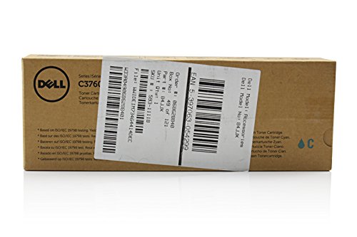 Toner Dell 593-11118 cyan pour imprimantes professionnelles Dell C3760 et C3765