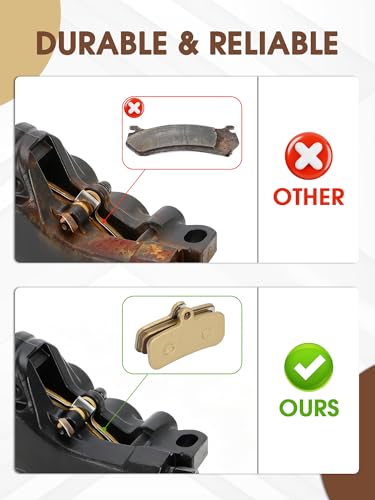 Image of 2 Pcs Electric Dirt Bike Brake Pads Front /Rear for Surron LBX Talaria X3 XXX Talaria Sting MX3 /R MX4 eRide Pro SS 2.0 S 72V Sur Ron Rawrr Mantis X Mini R /R17 48V Mantis Mini Pup