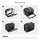 SMALLRIG Hero13 Hero12 Hero11 Hero10 Hero9 Black Cage für Go Pro mit 2 Cold Shoe Mounts für Go Pro Hero 13/12/11/10/9 Black - 3083C