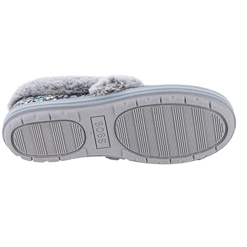Skechers Skechers BOBS Too Cozy Wandering Eyez Womens Slipper 10 BM US GreyMulti