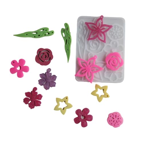 Fondant de chocolate flexible de silicona flexible y resistente para postres creativos y gelatina