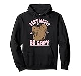 costume capibara don't worry be capy panama-capybara felpa con cappuccio