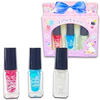 Amazon | キッズネイル【 はがせるネイル BOX(3本組) セットB (色