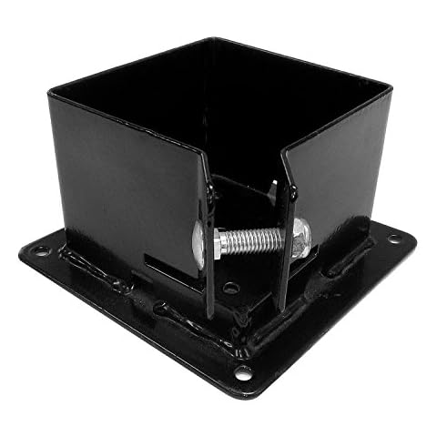 Pylex 13062 Fix Base 44 Post Anchor Bracket, Black Cover