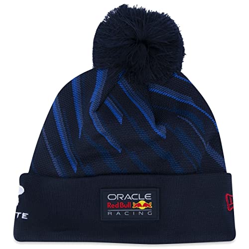 New Era Red Bull F1 Racing SP Driver Cuff Knit Beanie, Navy Blue, osz