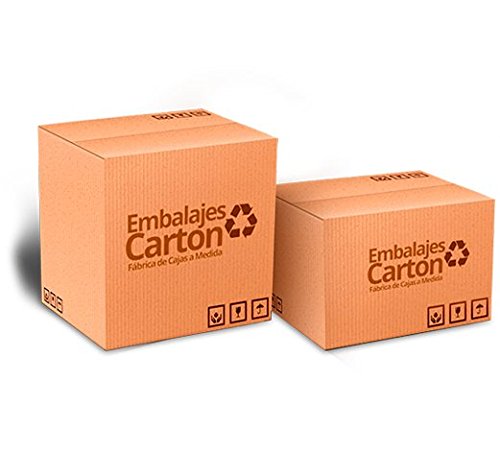 Pack 10 unidades Caja Cartón | Medidas 80 cm x 50 cm x 30 cm | Cartón Corrugado | Color Marrón