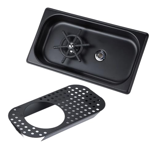 Lavatazas de acero inoxidable con diseño robusto para cocina 8
