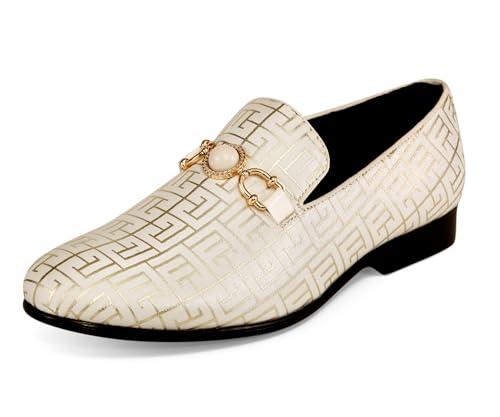 Amali Luxury Loafers for Men - Elegant Slip-On Men’s Dress Shoes - Fashion Smoking Slippers