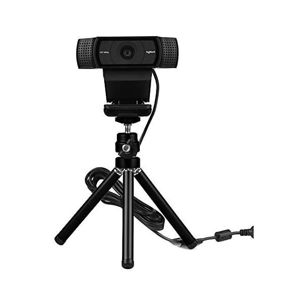 GearFend Mini-Stativ mit ausziehbaren Beinen für Logitech Webcam C920 C922 und kleine Kameras, 14 cm, inkl… – Bild 3