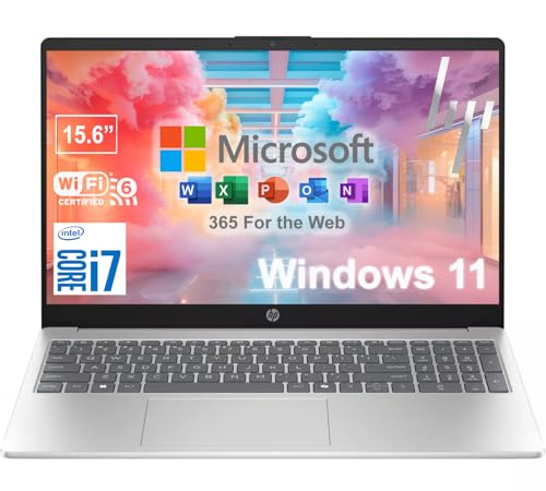 Laptop HP 15.6" FHD IPS Core i7 32GB 1TB SSD Windows 11 miniatura 1