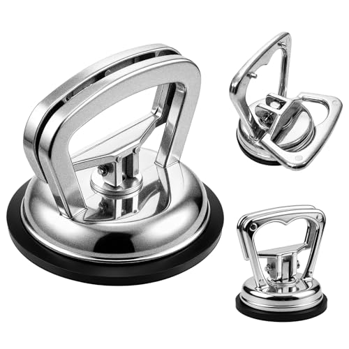 Purffy - Dent Puller, 3 Pcs Aluminum Alloy Car Dent Puller Kit, Heavy Duty Powerful Suction Cup Dent Remover Tools for Glass, Tile, Screens Moving