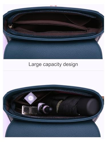 Image of ITALISH Faux Leather Crossbody Bag with Brown Strap Gold-Tone Hardware