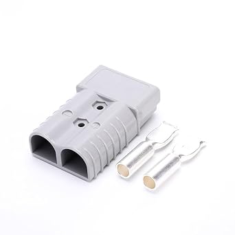 350A Quick Connect Disconnect Plug 2 Way Forklift Battery Power Cable Connectors 350A Gray