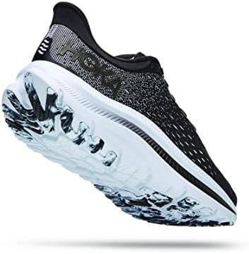 Hoka One Men's Running Shoes, Black White, 10.5 | Image 1