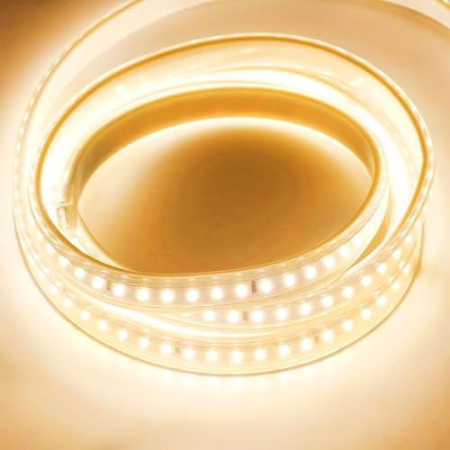 Tira de LED SUYOOULIN 13ft 4m 110V Blanco Cálido miniatura 2