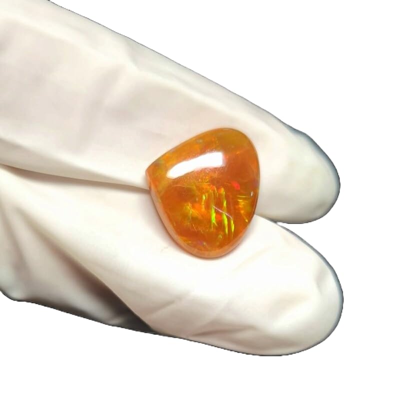 Opale éthiopienne cabochon AAA 13x15mm pierre naturelle pour bijoux