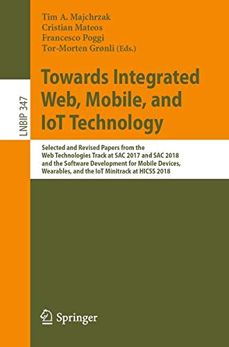 Buy Towards Integrated Web, Mobile, and IoT Technology — BookShops.in