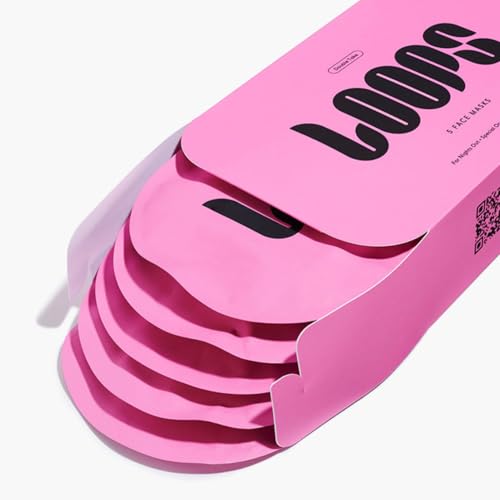 Image of LOOPS Double Take - Glow Korean Hydrogel Face Masks, 5pc | Calms and soothes skin, refine pores and smooth for a flawless face, hydrating mask leaves you refreshed and luminous