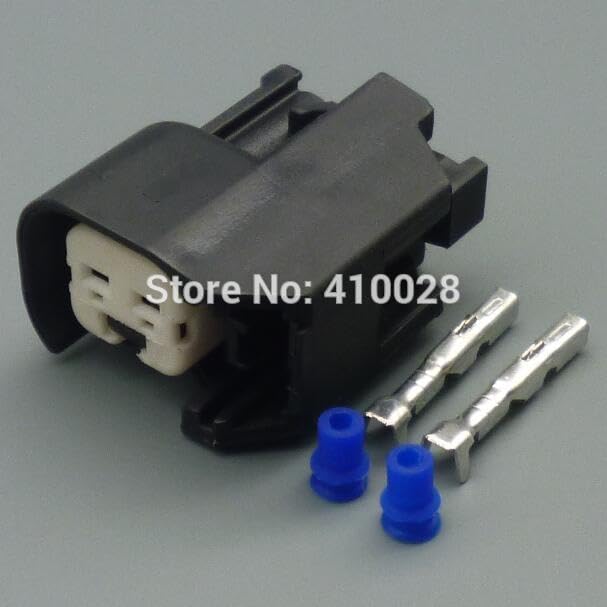 2pin 2.2mm Fuel Injector Connectors Adapters Fuel Injector Connector for US Cars - (Color Name: 100set)
