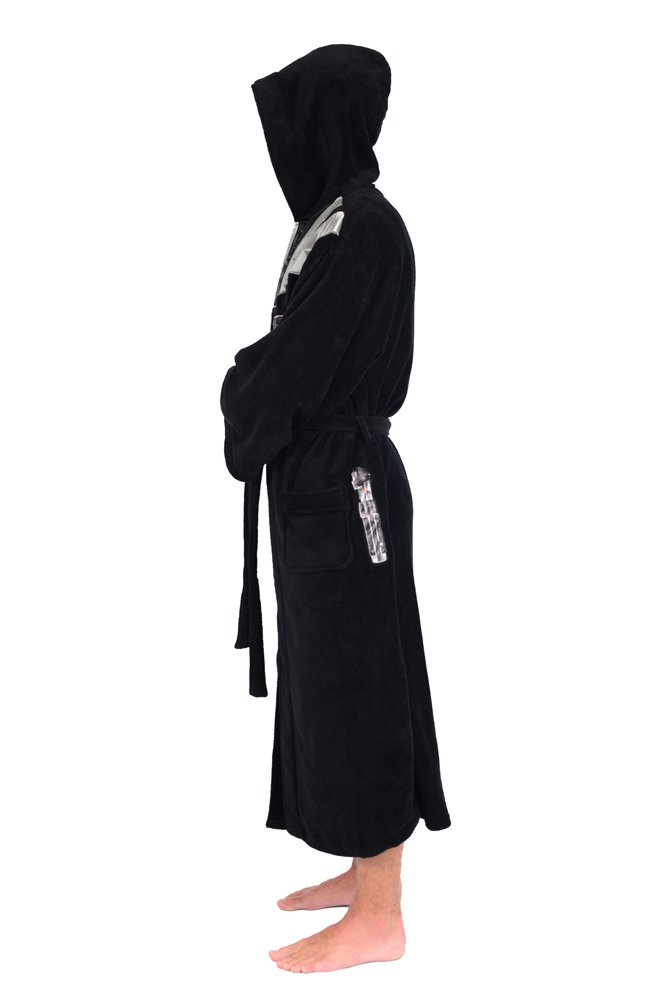 Star Wars Darth Vader - Accappatoio in pile con cappuccio, Noir, Taglia Unica