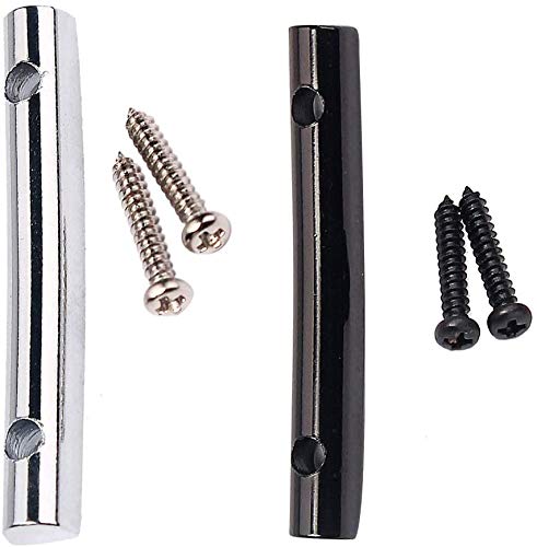 2PCS 45mm Electric Guitar String Retainers Tension Bars with Screws