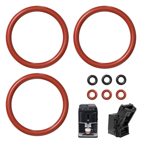 9-Piece Sealing Ring Set for Siemens EQ5, EQ6, EQ6 Plus, EQ7, EQ8, Gaggenau, Bosch, Neff Coffee Machines - O-Ring Seals for Brewing Units