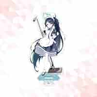 【韓国コミケ】ブルーアーカイブ アリス(メイド) アクリルスタンド 公式〗韓国限定 ブルーアーカイブ 2周年記念 メイド アリス