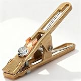 [Construction en laiton à haute conductivité] Fabriqué à partir de matériau en laiton de qualité supérieure, cette pince de soudure fournit une excellente conductivité électrique, une résistance à l'oxydation et une durée de vie prolongée pour des performances fiables dans des environnements de soudure exigeants.