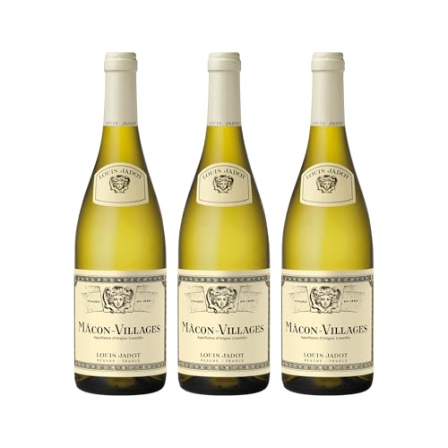 Louis Jadot Macon Blanc Villages Maison Louis Jadot trocken Weisswein Wein Frankreich inkl. FeinWert E-Book (3 x 0.75 l)