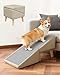 ペット スロープ ドッグステップ 犬猫用 ペット 階段 段差 解消 ペット ステップ 耐荷重100kg 約8kgの安定感ある設計 41*41*90cm 犬 スロープ 折りたたみ式木製 犬 階段 洗える スロープ ペット階段 滑り止め ソファ ベッド 登り下り サポート