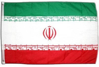 Digni Grand Drapeau Iran Ancien Sur Hampe 60 X 90 Cm Sticker