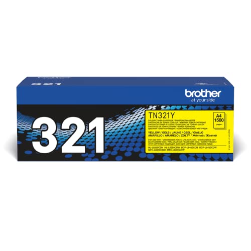 Brother Original Tonerkassette TN-321Y gelb DCP-L8400CDN, DCP-L8450CDW, HL-L8250CDN, HL-L8350CDW, MFC-L8650CDW, MFC-L8850CDW 1500 Seiten