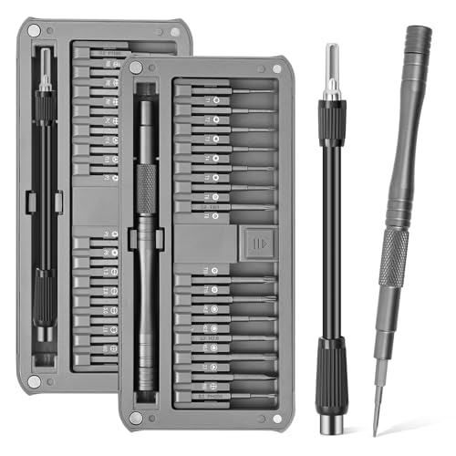 30-in-1 Premium Precision Magnetic Screwdriver Set, Professional Mini Repair Kit for Electronics, Computer, Laptop, PC Building, Phone, Watch & Eyeglass – Alloy Tool Steel Micro Bits