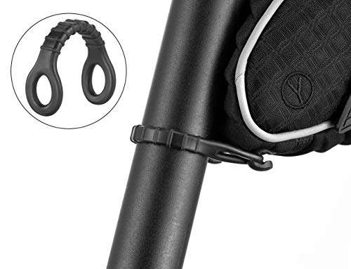 Rockbros C16-BK Bike Seat Bag, Bicycle Saddle Bag Under Seat 3D Shell Cycling Seat Pack thumb #2