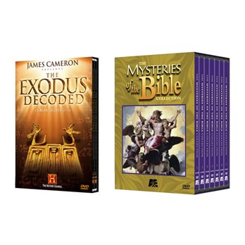 DVD Mysteries of the Bible & The Exodus Decoded DVD Set Book