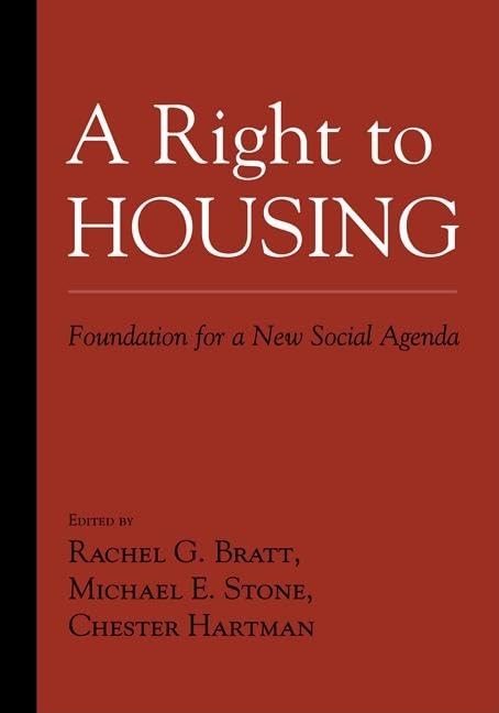Buy A Right to Housing: Foundation for a New Social Agenda โ BookShops.in