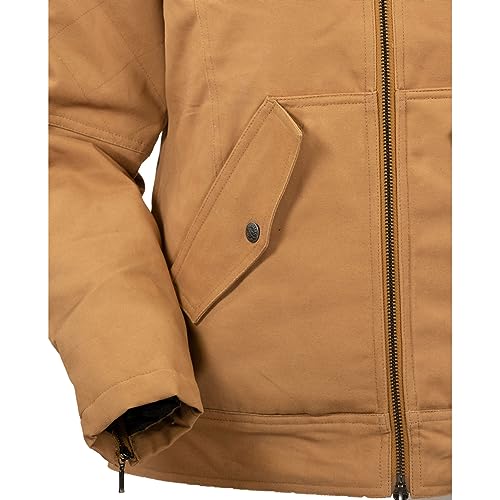 Outback Trading Company Women's Canvas Heidi Warm Water-Resistant Zippered Outerwear Western Jacket with Hip Pockets3