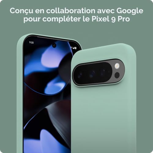 Coque Pixel 9 Pro Mous Super Thin coque mince compatible MagSafe couleur sauge - 4