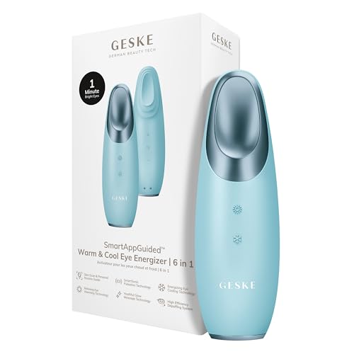 GESKE Warm & Cool Eye Energizer | 6 in 1 Massaggiatore per occhi